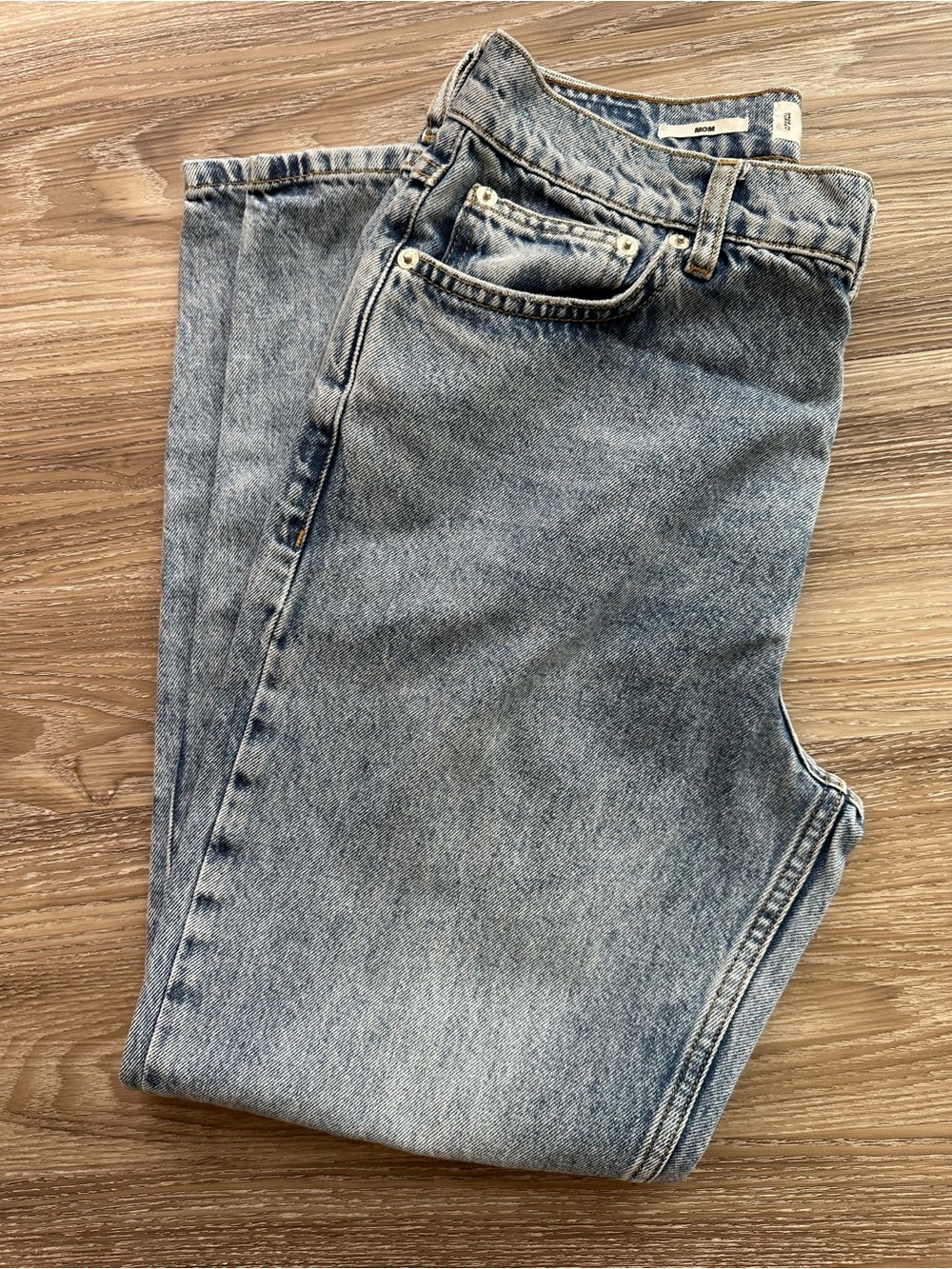 Mango Light Blue Mom Jeans - Picture 4 of 6